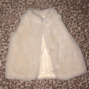 Epic Threads toddler vest | 3T | Fur | White